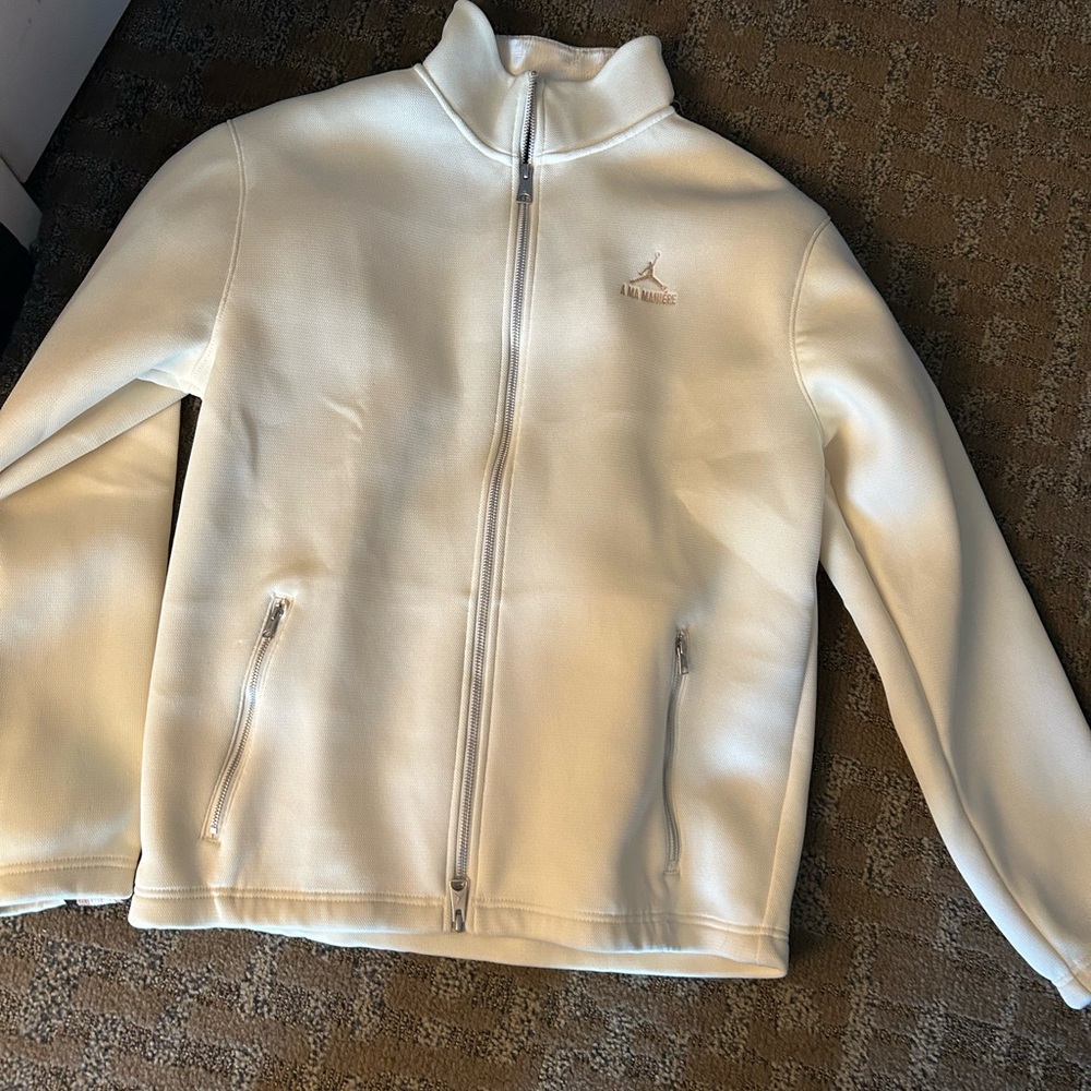 Jordan x A Ma Maniere Track Jacket Coconut Milk Sz M